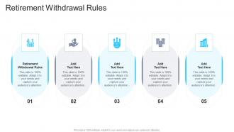Retirement Withdrawal Rules In Powerpoint And Google Slides Cpb