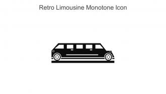 Retro Limousine Monotone Icon In Powerpoint Pptx Png And Editable Eps Format