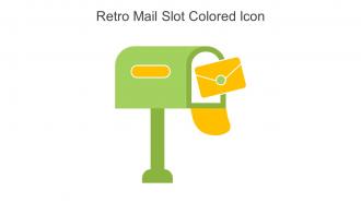 Retro Mail Slot Colored Icon In Powerpoint Pptx Png And Editable Eps Format