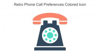 Retro Phone Call Preferences Colored Icon In Powerpoint Pptx Png And Editable Eps Format