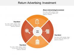 Return advertising investment ppt powerpoint presentation infographics graphics cpb