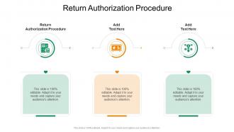 Return Authorization Procedure In Powerpoint And Google Slides Cpb