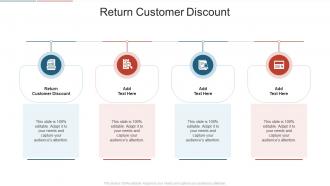 Return Customer Discount In Powerpoint And Google Slides Cpb