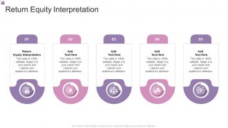 Return Equity Interpretation In Powerpoint And Google Slides Cpb