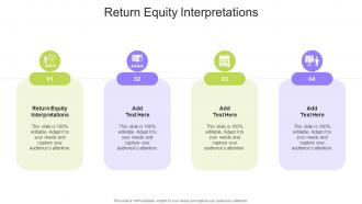 Return Equity Interpretations In Powerpoint And Google Slides Cpb
