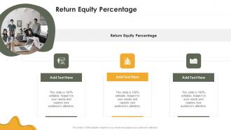 Return Equity Percentage In Powerpoint And Google Slides Cpb