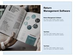 Return management software ppt powerpoint presentation file background cpb