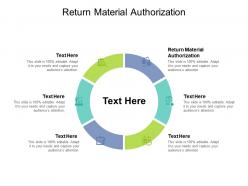Return material authorization ppt powerpoint presentation outline format ideas cpb