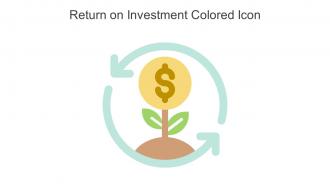 Return On Investment Colored Icon In Powerpoint Pptx Png And Editable Eps Format