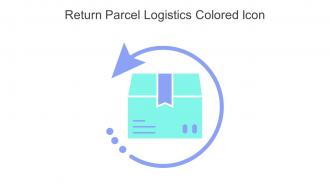 Return Parcel Logistics Colored Icon In Powerpoint Pptx Png And Editable Eps Format