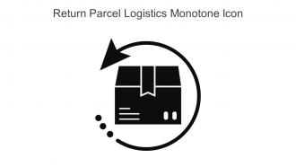 Return Parcel Logistics Monotone Icon In Powerpoint Pptx Png And Editable Eps Format