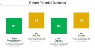 Return Potential Business Ppt PowerPoint Presentation Outline Summary Cpb