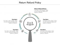 Return refund policy ppt powerpoint presentation infographic template information cpb