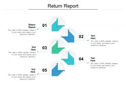 Return report ppt powerpoint presentation infographic template ideas cpb