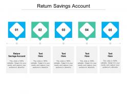 Return savings account ppt powerpoint presentation professional backgrounds cpb