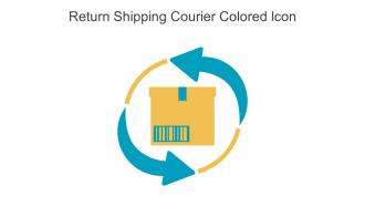 Return Shipping Courier Colored Icon In Powerpoint Pptx Png And Editable Eps Format