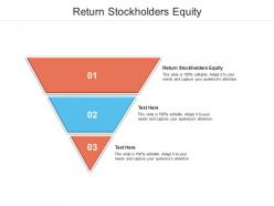 Return stockholders equity ppt powerpoint presentation model summary cpb