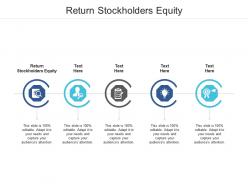 Return stockholders equity ppt powerpoint presentation slides themes cpb