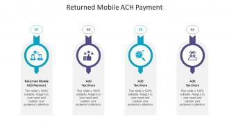 Returned Mobile ACH Payment Ppt Powerpoint Presentation Pictures Visuals Cpb