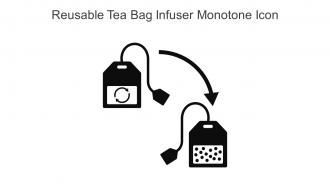 Reusable Tea Bag Infuser Monotone Icon In Powerpoint Pptx Png And Editable Eps Format