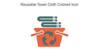 Reusable Towel Cloth Colored Icon In Powerpoint Pptx Png And Editable Eps Format