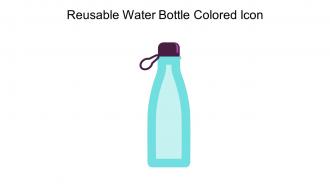 Reusable Water Bottle Colored Icon In Powerpoint Pptx Png And Editable Eps Format
