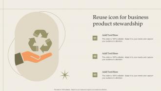 Reuse Icon For Business Product Stewardship