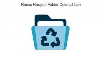 Reuse Recycle Folder Colored Icon In Powerpoint Pptx Png And Editable Eps Format