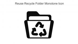 Reuse Recycle Folder Monotone Icon In Powerpoint Pptx Png And Editable Eps Format