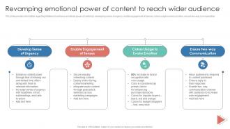 Revamping Emotional Power Of Content To Reach Wider Audience Leverage Consumer Connection Through Brand