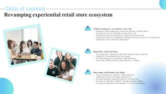 Revamping Experiential Retail Store Ecosystem Powerpoint Ppt Template Bundles DK MD Attractive Slides