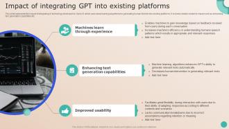 Revamping Future Of GPT Based Impact Of Integrating GPT Into Existing Platforms ChatGPT SS V