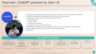 Revamping Future Of GPT Based Overview ChatGPT Powered By Open AI ChatGPT SS V