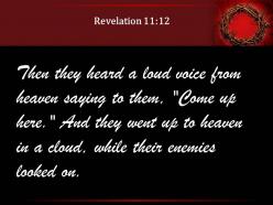 Revelation 11 12 went up to heaven powerpoint church sermon