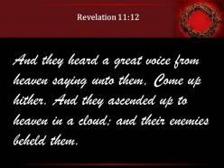 Revelation 11 12 went up to heaven powerpoint church sermon
