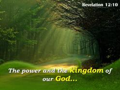 Revelation 12 10 the power and the kingdom powerpoint church sermon