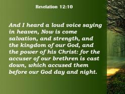 Revelation 12 10 the power and the kingdom powerpoint church sermon