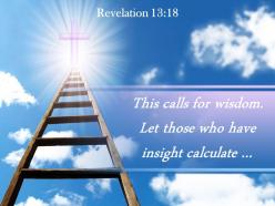 Revelation 13 18 this calls for wisdom powerpoint church sermon