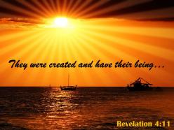 Revelation 4 11 they were created and have powerpoint church sermon