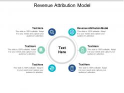 Revenue attribution model ppt powerpoint presentation styles visuals cpb