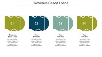 Revenue Based Loans Ppt Powerpoint Presentation Visual Aids Outline Cpb