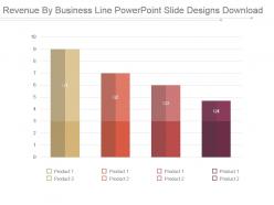 Revenue by business line powerpoint slide designs download