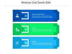 Revenue cost goods sold ppt powerpoint presentation infographic template guide cpb