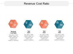 Revenue cost ratio ppt powerpoint presentation infographic template deck cpb