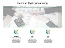 Revenue cycle accounting ppt powerpoint presentation file master slide cpb