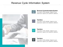 Revenue cycle information system ppt powerpoint presentation portfolio aids cpb