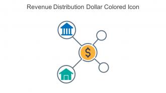 Revenue Distribution Dollar Colored Icon In Powerpoint Pptx Png And Editable Eps Format