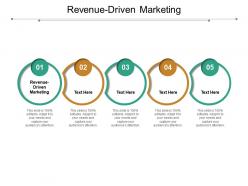 Revenue driven marketing ppt powerpoint presentation layouts brochure cpb