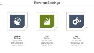 Revenue Earnings Ppt Powerpoint Presentation File Smartart Cpb