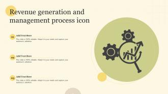 Revenue Generation And Management Process Icon